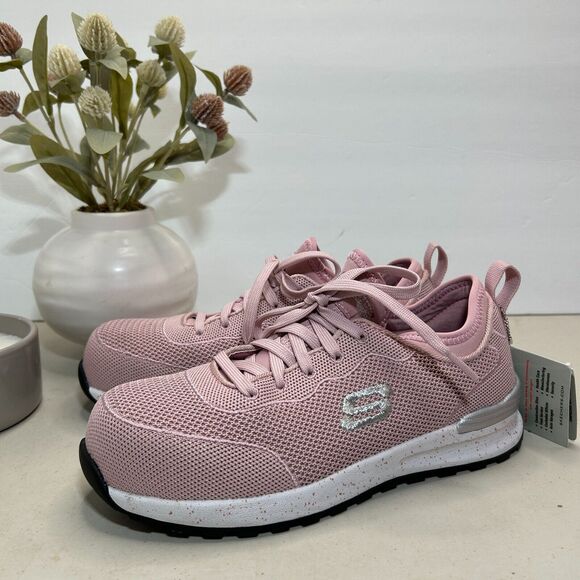 Skechers Bulklin Balran Air Cooled Memory Foam Shoe Pink Women's US 7 NWOB - Picture 4 of 10